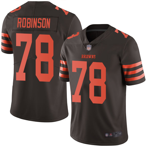 Cleveland Browns Greg Robinson Men Brown Limited Jersey #78 NFL Football Rush Vapor Untouchable